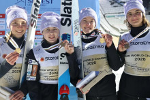 Zlati skoki naše Izadore: Iz Lillehammerja z naslovom svetovne prvakinje!