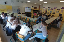 Celjski dijaki “Kajuhove” skupaj z nami obiskali Škofjeloški pasijon