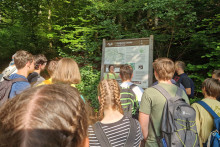 Geografska ekskurzija dijakov 3. a in 2. a v Pokljuško sotesko 