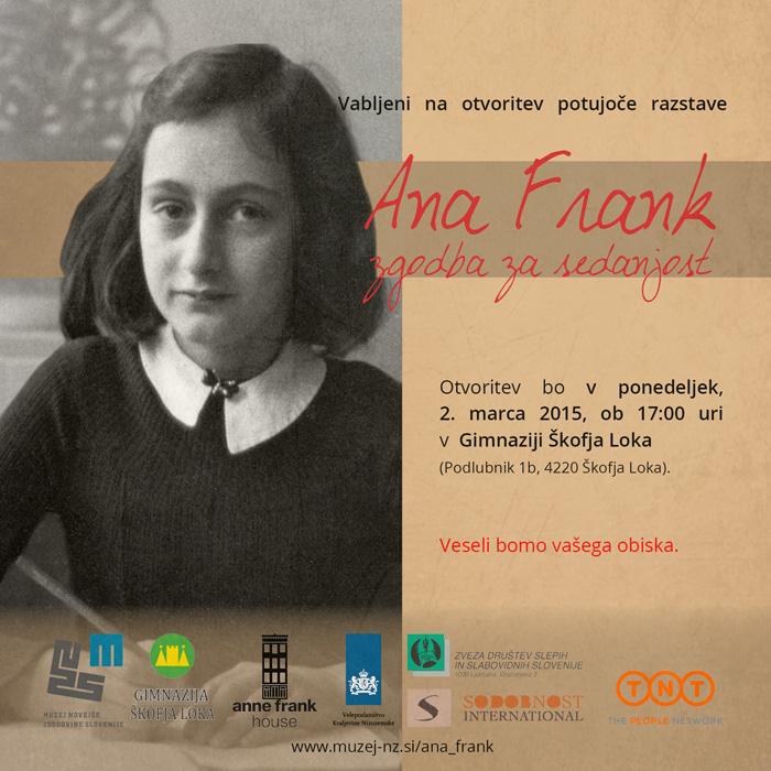 Ana Frank, zgodba za sedanjost
