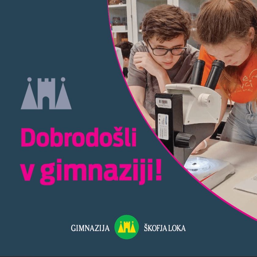 Dobrodošli v gimnaziji!